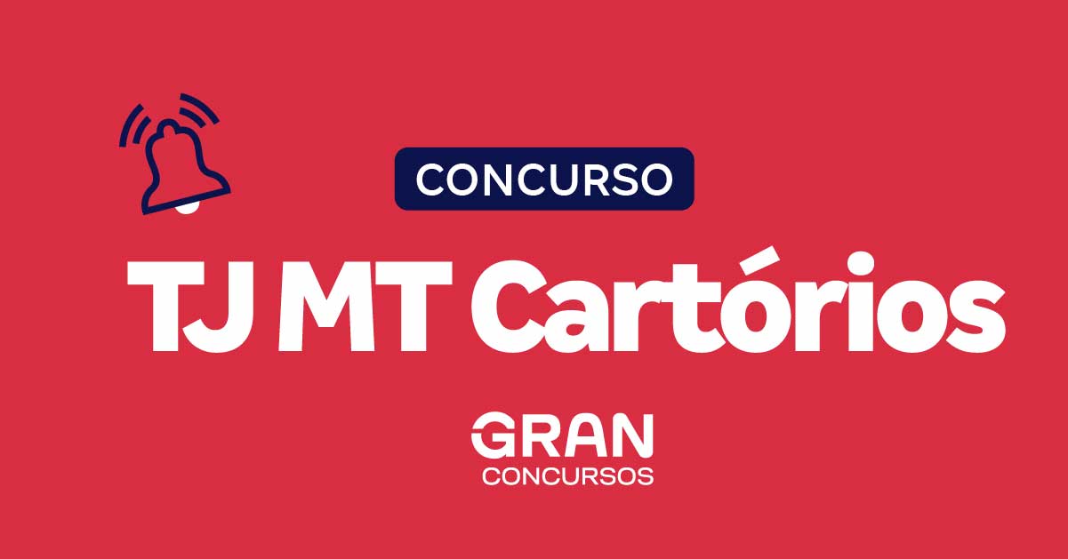Concurso TJ MT Cartório: provas aplicadas! Confira