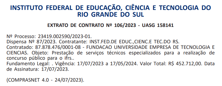 Notícias: Instituto Federal de Educação - Fundatec