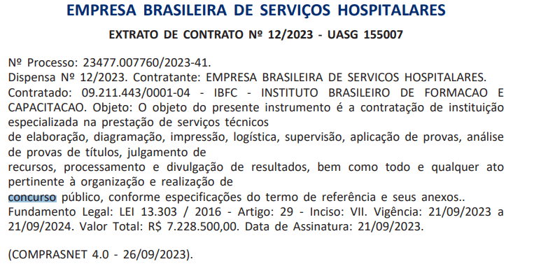Membros — Empresa Brasileira de Serviços Hospitalares