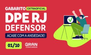 Gabarito DPE RJ Defensor Extraoficial: veja a correção!