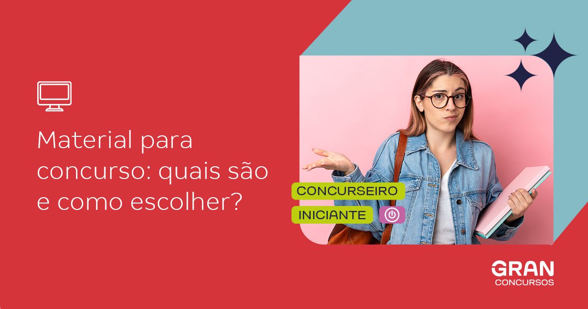 Material Para Concurso: Quais São Os Tipos E Como Escolher?