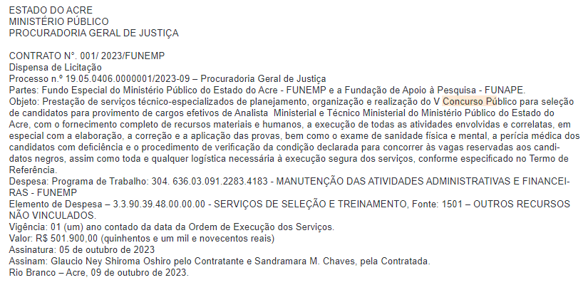 24/10/2023 - Ministério Público do Estado de São Paulo