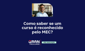 Como saber se um curso é reconhecido pelo MEC?