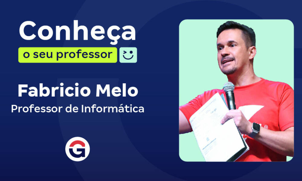 Conheça o seu Professor: Fabrício Melo!