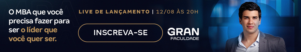 Banner Captação de Lançamento MBA Gran Faculdade