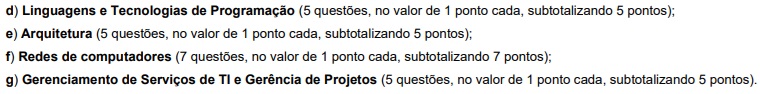 Concurso BASA: Conteúdo programático para Técnico Científico