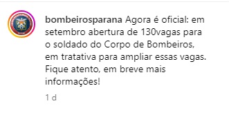 Concurso Bombeiros PR: edital anunciado