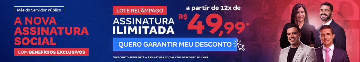 [Preparatórios] Nova assinatura social – Lote relâmpago – Cabeçalho