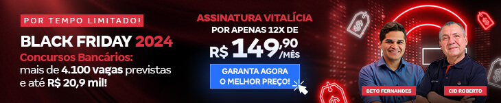 [Preparatórios] Black Friday 2024 (R$ 149,90) – Concursos Bancários – Post