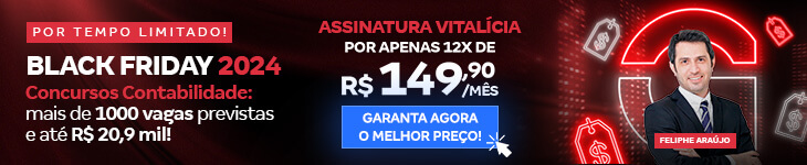 [Preparatórios] Black Friday 2024 (R$ 149,90) – Concursos Contabilidade – Post