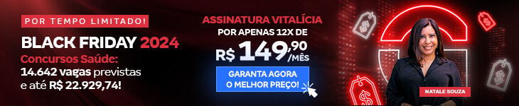 [Preparatórios] Black Friday 2024 (R$ 149,90) – Concursos Saúde – Post