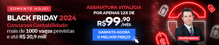 [Preparatórios] Concursos Contabilidade: Black Friday 2024 (R$ 99,90) – Post