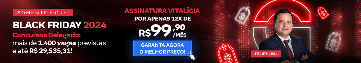 [Preparatórios] Concursos Delegado: Black Friday (R$ 99,90) – Cabeçalho