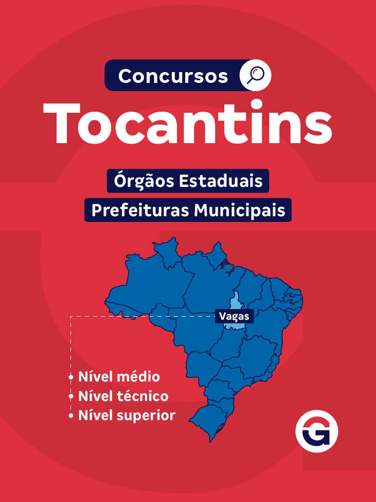 Concursos Tocantins TO: vagas previstas de níveis médio, técnico e superior