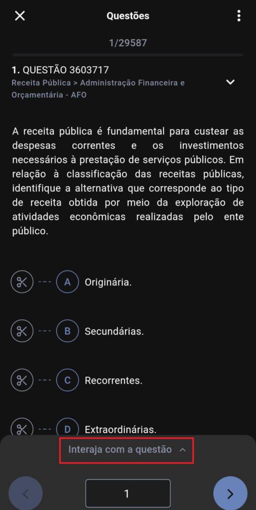 Questões comentadas por IA: como acessar pelo celular (1)