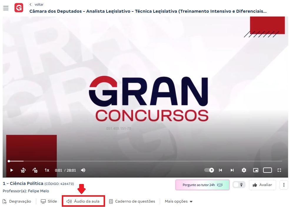 Audioaulas do Gran: como baixar?