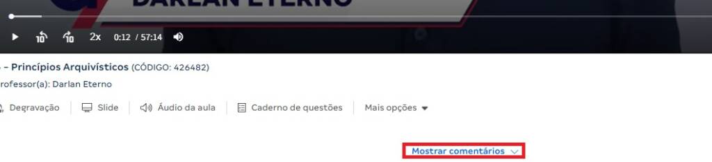 Gran Comunidade: onde estão os comentários nas videoaulas?