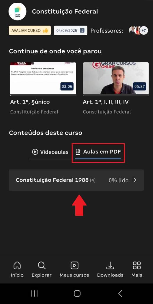 Legislação em Destaque: passo a passo para acessar pelo celular (3)