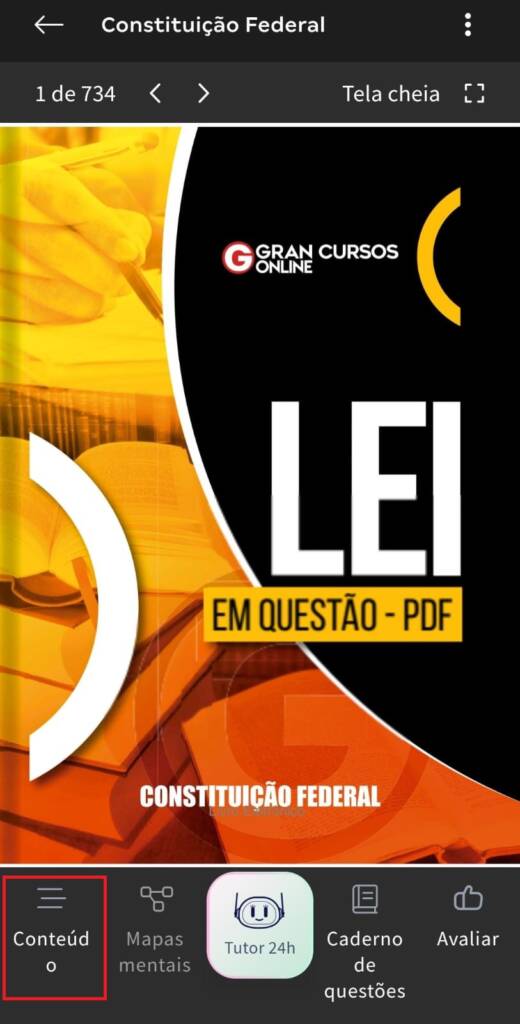 Legislação em Destaque: passo a passo para acessar pelo celular (4)