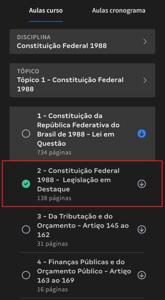 Legislação em Destaque: passo a passo para acessar pelo celular (5)