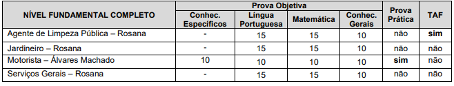 Concurso CIOP SP: disciplinas (fundamental)