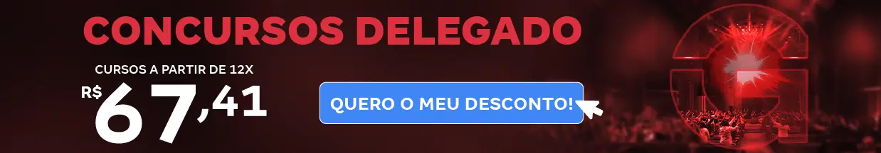 [Preparatórios] 10% OFF – Delegado – Cabeçalho