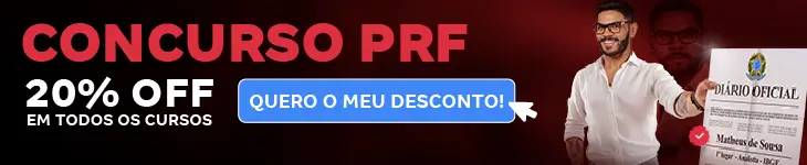 [Preparatórios] 20% OFF – Concurso PRF – Post