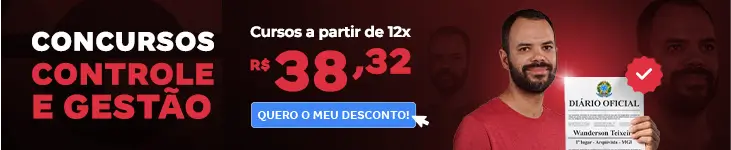[Preparatórios] Concursos Controle e Gestão – Post