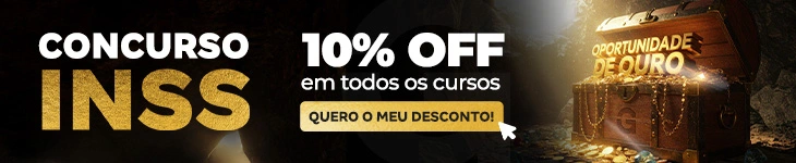 [Preparatórios] 10% OFF – Concurso INSS – Post