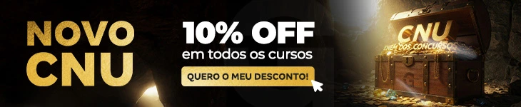 [Preparatórios] 10% OFF – Concurso CNU – Post