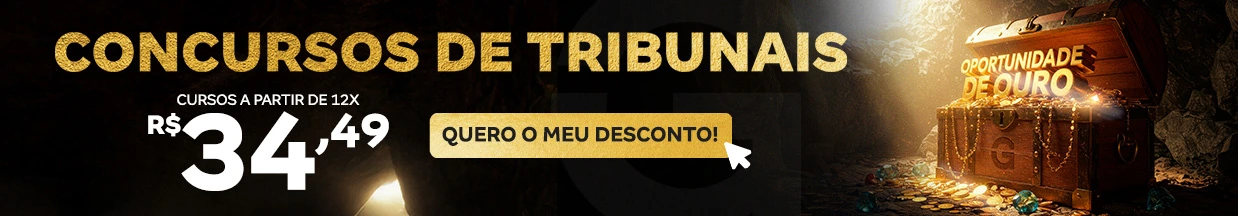 [Preparatórios] 10% OFF – Tribunais – Cabeçalho