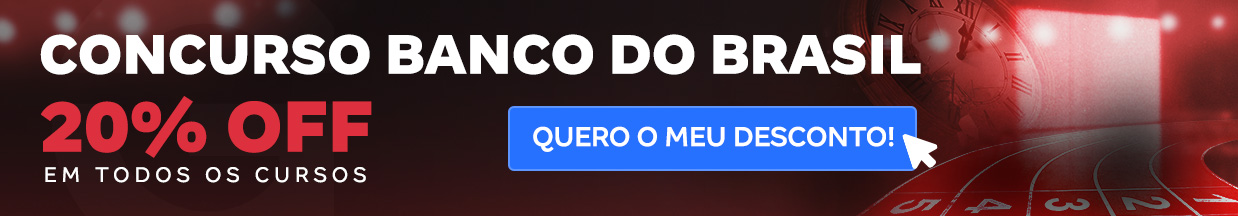 [Preparatórios] 20% OFF – Concurso Banco do Brasil – Cabeçalho