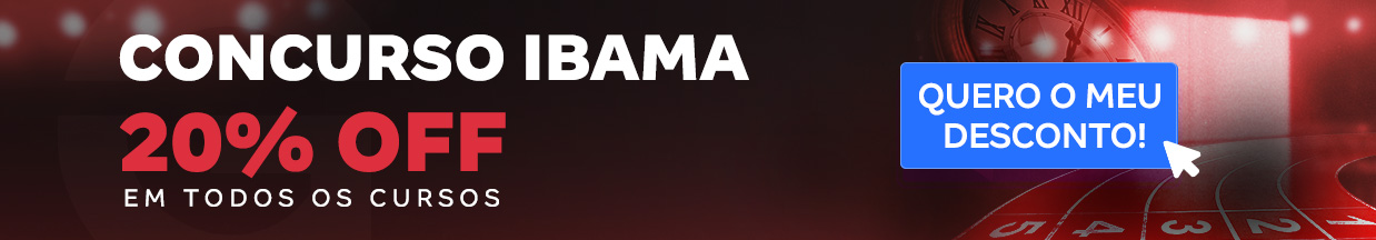 [Preparatórios] 20% OFF – Concurso IBAMA – Cabeçalho