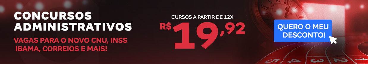 [Preparatórios] 20% OFF – Administrativo – Cabeçalho