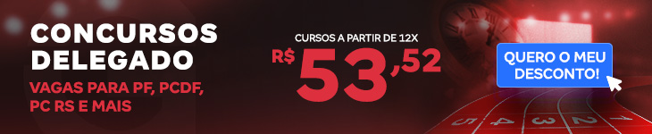 [Preparatórios] 20% OFF – Delegado – Post