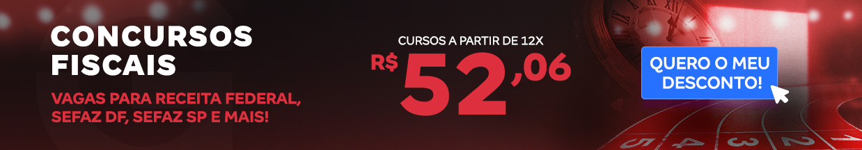 [Preparatórios] 20% OFF – Fiscais – Cabeçalho