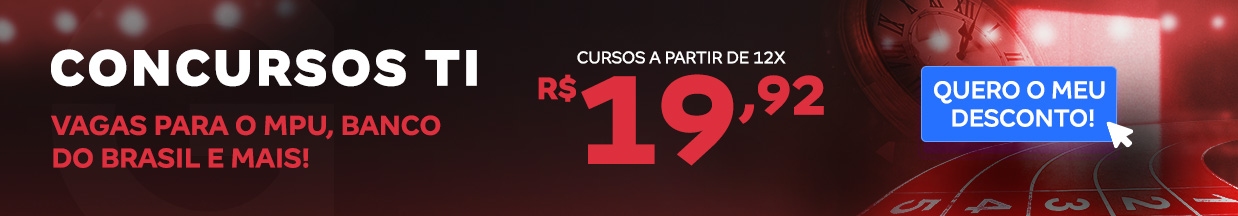 [Preparatórios] 20% OFF – TI – Cabeçalho