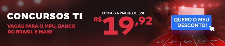 [Preparatórios] 20% OFF – TI – Post