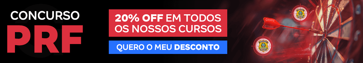 [Preparatórios] 20% OFF – Concurso PRF – Cabeçalho