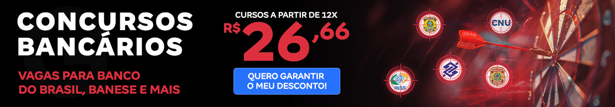 [Preparatórios] 20% OFF – Bancárias – Cabeçalho