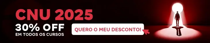 [Preparatórios] 30% OFF – Concurso CNU – Post