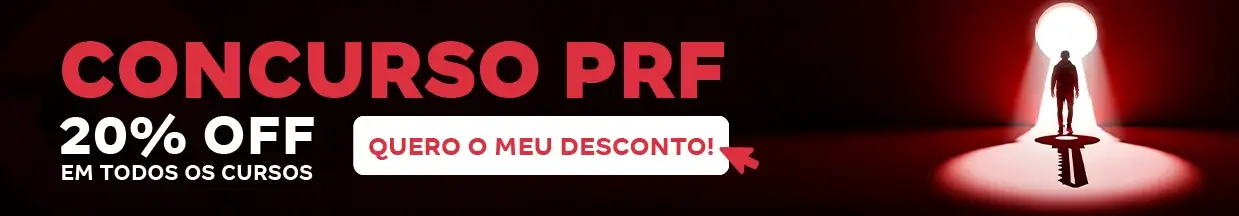 [Preparatórios] 20% OFF – Concurso PRF – Cabeçalho