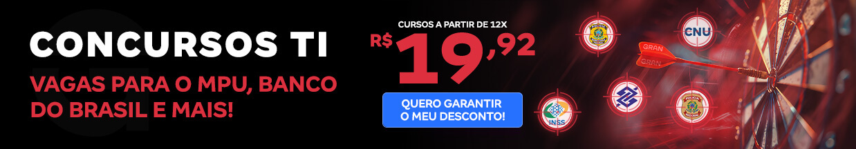 [Preparatórios] O melhor momento dos concursos – TI – Cabeçalho