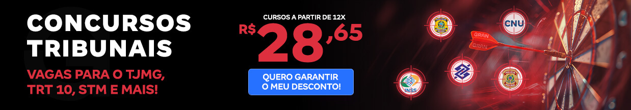 [Preparatórios] 20% OFF – Tribunais – Cabeçalho