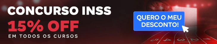 [Preparatórios] 15% OFF – Concurso INSS – Post
