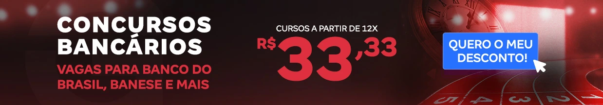 [Preparatórios] 15% OFF – Bancárias – Cabeçalho