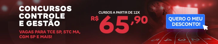 [Preparatórios] 15% OFF – Controle e Gestão – Post