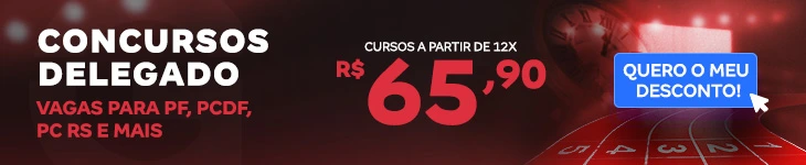 [Preparatórios] 15% OFF – Delegado – Post
