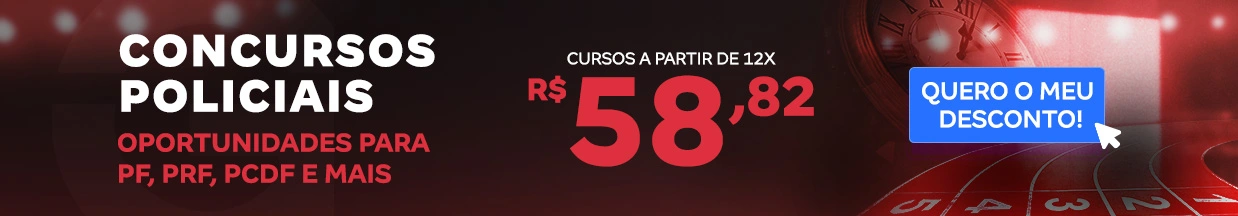 [Preparatórios] 15% OFF – Policial – Cabeçalho
