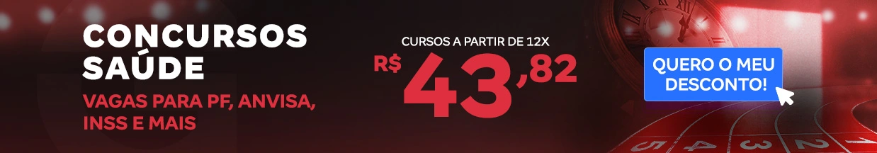 [Preparatórios] 15% OFF – Saúde – Cabeçalho